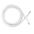 Miniatyrbillede 1 af 6: USB C-kabel 65W Strømforsyning Opladning og dataoverførsel 1,8m LinQ Hvid Vit