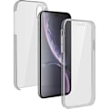 Miniatyrbillede 1 af 4: Beskyttelsescover - AVIZAR - iPhone XR - Silikone - Polycarbonat - Transparent 360° Transparent