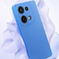 Pikkukuva 4 / 6: Kotelo Xiaomi Redmi Note 13 Pro 4G:lle - AVIZAR - Matta silikoni - Kameran suojaus Sininen Blå