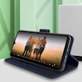 Miniatyrbillede 3 af 5: Honor X7 etui - AVIZAR - Pungcover - Videosupportfunktion - Blå blå