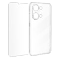 Pikkukuva 1 / 6: Kotelo OnePlus Nord 3 5G:lle - AVIZAR - Silikonigeeli ja 9H karkaistu lasi - Läpinäkyvä Transparent