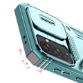 Pikkukuva 3 / 5: Samsung Galaxy A56 Suojakuori Magneettisella Renkaalla Kameran Suojaksi Vihreä Grön