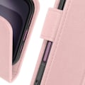 Miniatyrbillede 3 af 5: Étui til iPhone 16 Plus - AVIZAR - Portemonnaie Klap - Rosé Champagne - Videostøtte - Vegan Læder Rosa