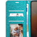 Pikkukuva 3 / 5: Nothing Phone 3a Vintage Klappilompakko Tuki Mayaxess Sininen Blå