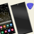 Miniatyrbillede 4 af 4: Soft OLED-skærm - AVIZAR - Samsung S23 Ultra - Touch Glass - Lys grøn chassis Grön