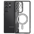 Pikkukuva 2 / 5: Coque Diamant pour Samsung Galaxy S25 Ultra MagSafe Contour Strass Noir Svart