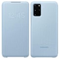 Miniatyrbillede 1 af 4: Étui - Samsung - Galaxy S20 Plus - Gennemsigtig Klap - Led View Cover - Himmelblå Himmelsblå