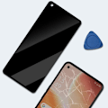 Pikkukuva 4 / 4: LCD-näyttö ja kosketuslasi Oppo Find X3 Lite Blackille Svart