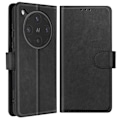 Miniatyrbillede 2 af 5: Etui til Oppo Find X8 Pro Klap Tegnebog og Videostøtte Sort Svart