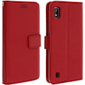 Pikkukuva 1 / 4: Kansi Samsung Galaxy A10 Folio Case Soft Touch -tukivideolle, punainen Röd