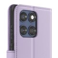 Pikkukuva 4 / 5: Kotelo Motorola Edge 60 Fusion ja Edge 60 Lompakko 3D Laventelikuviolla Lila