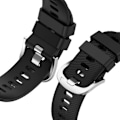 Miniatyrbillede 3 af 5: Armbånd til Samsung Galaxy Watch Active 2 40mm - AVIZAR - Sort - Tekstureret silikone Svart