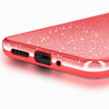 Miniatyrbild 3 av 5: Glittrande Skyddsetui för Xiaomi Redmi 14C Chockresistent Röd Röd