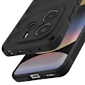 Miniatyrbillede 3 af 5: Coque til Xiaomi Redmi Note 14 5G Stødabsorberende Silikone Med 3D Tekstur Mønster Sort Svart