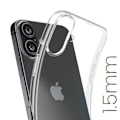 Pikkukuva 3 / 5: Suojakuori iPhone 16 Plus AVIZAR -puhelimelle - Paksuus 1,5 mm - Suojattu kamera - Läpinäkyvä Transparent