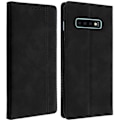 Pikkukuva 1 / 4: Kotelo - Samsung - Galaxy S10 Plus - Folio-kotelo - 2 Korttipaikkaa - Integroitu tuki - Musta Svart