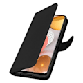 Miniatyrbillede 2 af 4: Etui til Samsung Galaxy A42 5G Fuldcover Kortholder Stativfunktion sort - AVIZAR - Fleksibel - Magnetisk svart