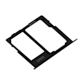 Miniatyrbillede 2 af 4: Samsung Galaxy A41 kortbakke 2x Nano SIM og Micro SD erstatning Sort Sort
