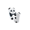 Miniatyrbild 1 av 4: Money Walkie betalterminal Panda kontaktlös plånbok Vit