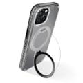 Miniatyrbillede 3 af 6: Coque MagSafe til iPhone 15 Plus og 14 Plus Stødabsorberende Foldestøtte Sort Svart