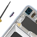 Pikkukuva 4 / 4: Virtapainike - AVIZAR - Samsung Galaxy S10 ja S10 Plus - Sininen - 9 g Blå