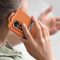 Pikkukuva 3 / 5: Xiaomi Redmi Note 11 ja 11s kotelo, pehmeä silikonikorttipidike Forcell Rose Gold Rose guld