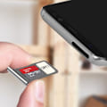 Pikkukuva 3 / 4: Vaihto-SIM-korttikelkka - Samsung - Galaxy S8 ja S8 Plus - Hopea - Nano SIM ja Micro-SD Pengar
