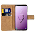 Pikkukuva 3 / 4: Galaxy S9 kotelo Nahkainen folio lompakkotoiminto musta tuki geelikuori Musta Svart