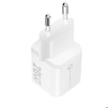 Miniatyrbillede 5 af 6: GaN III 20W Strømadapter med USB-C + USB Mini Format Forcell Hvid Vit