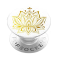 Miniatyrbild 1 av 5: Tillbehör smartphone - POPSOCKETS - PopGrip - Blommönster - Fällbar - Videostöd Vit