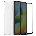 Pikkukuva 1 / 4: Kotelo Redmi A1 Soft Transparent Tempered Glass 9H Black Bigbenille