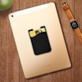Miniatyrbillede 3 af 4: AVIZAR Smartphone og tablet kortholder - Klæbende silikone kortopbevaring - Sort