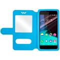 Miniatyrbillede 3 af 4: Smartphone Etui - Universel - Turquoise - Øko-læder - 4,3 til 4,7 tommer - Magnetisk Turkos