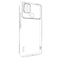 Pikkukuva 1 / 5: Pehmeä ja ohut suojakotelo Xiaomi Poco C40:lle - IMAK - Läpinäkyvä - Korotetut kameran reunat Transparent