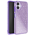 Pikkukuva 4 / 5: Samsung Galaxy A06:n Kimalteleva Suojakuori, Iskunkestävä, Violetti Lila