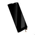 Miniatyrbillede 3 af 4: IPS LCD-skærm til Crosscall Action X3 + sort berøringsglas Svart