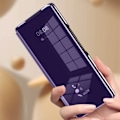 Pikkukuva 4 / 5: Clear View - AVIZAR - Samsung Galaxy Z Fold 5 - Violet - Peililäppä - Video Tuki Lila