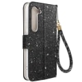 Pikkukuva 1 / 5: Kotelo Samsung Galaxy S23 Glitter Disco Lompakkoteline Video Black Svart