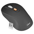Miniatyrbillede 1 af 5: Trådløs Bluetooth eller WiFi 2,4Ghz mus præcision og komfort LinQ Sort Svart