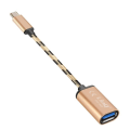 Miniatyrbillede 2 af 6: USB-C til USB OTG adapterkabel 15cm LinQ Gold