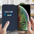 Miniatyrbillede 3 af 4: iPhone XS Max cover - MÆRKE - Folio etui - Øko-læder - Støttefunktion - Mørkeblå kortholder Midnattsblå