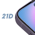 Pikkukuva 4 / 5: Suojakalvo - AVIZAR - iPhone 14 Pro - 9H karkaistu lasi - 21D täysi peitto - Öljynesto Svart