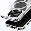 Pikkukuva 2 / 6: MagSafe-kuori iPhone 16 Pro, läpinäkyvä hopeanvärinen takakuori Grå