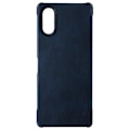 Miniatyrbillede 1 af 5: Coque - Sony - Xperia 5 V - Stiv - Simililæder - Stødabsorberende - Ultra-tynd Midnattsblå