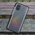 Miniatyrbild 4 av 6: Coque Galaxy A51 Skydd Flexibla Förstärkta Hörn Akashi Svart Svart