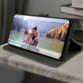 Miniatyrbild 3 av 4: HTC Desire 20 Pro Flip Wallet Fodral Video Support Funktion Svart Svart