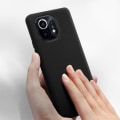 Miniatyrbillede 4 af 4: Beskyttelsescover - Xiaomi - Mi 11 5G - Semi-blød silikone - Soft Touch-finish - Sort Svart