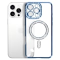 Pikkukuva 2 / 6: Timanttikotelo iPhone 16 Prolle MagSafe Protection Rhinestone Contour Vaaleansininen Blå
