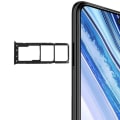 Miniatyrbillede 2 af 4: Kortbakke - Xiaomi - Redmi Note 9 - 2x Nano SIM - Micro SD - Sort Svart