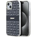 Miniatyrbillede 1 af 6: iPhone 15 Etui - DKNY IML DKNY IML Mono & Stribe MagSafe (DKHMP15SHRHSEK) - Sort
